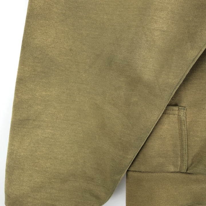 Carhartt full-zip sweatshirt hoodie, men's size XXXL unclear Khaki type Vintage Second Hand