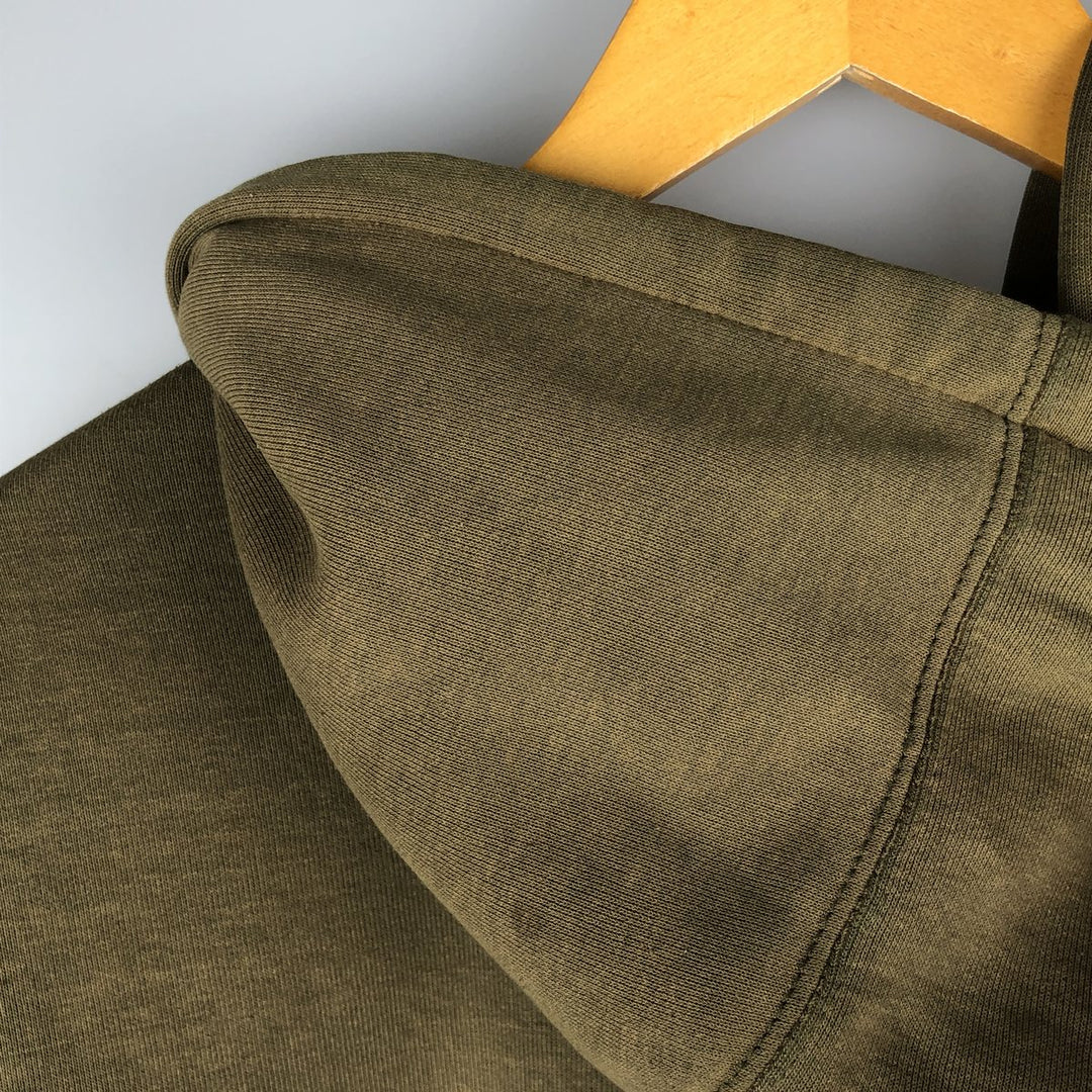 Carhartt full-zip sweatshirt hoodie, men's size XXXL unclear Khaki type Vintage Second Hand