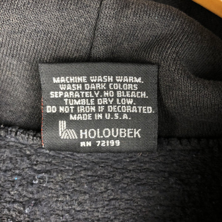 Vintage 90'S Harley-Davidson full-zip sweatshirt, made in the USA, size L, men's cotton black type Vintage Second Hand