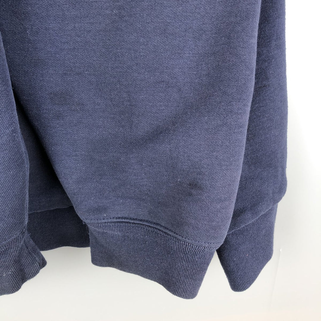 Carhartt Sweat Full Zip Hoodie Men's XXL cotton navy blue type Vintage Second Hand