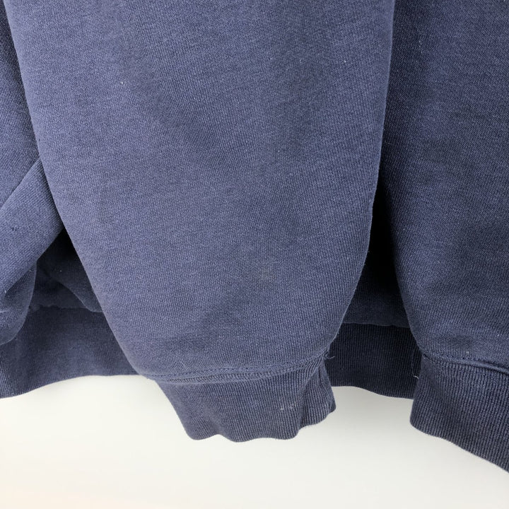 Carhartt Sweat Full Zip Hoodie Men's XXL cotton navy blue type Vintage Second Hand
