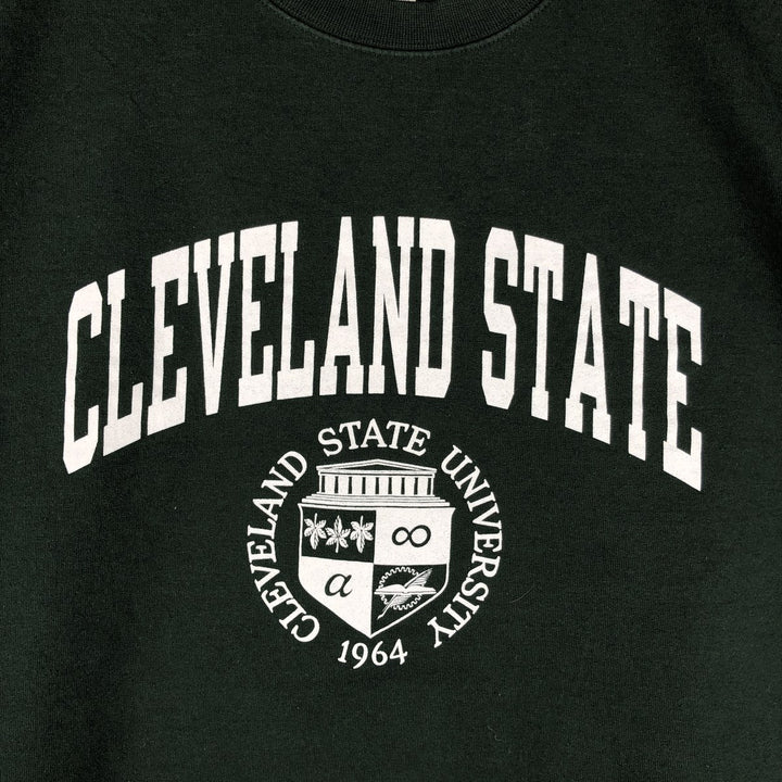 Champion College Sweatshirt, Men's Size L cotton Green type dark green Vintage Second Hand