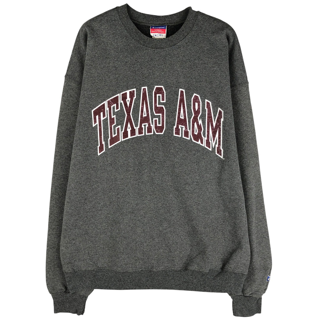 Champion Authentic Athletic Apparel College Sweatshirt, Men's Size XL cotton Charcoal Vintage Second Hand