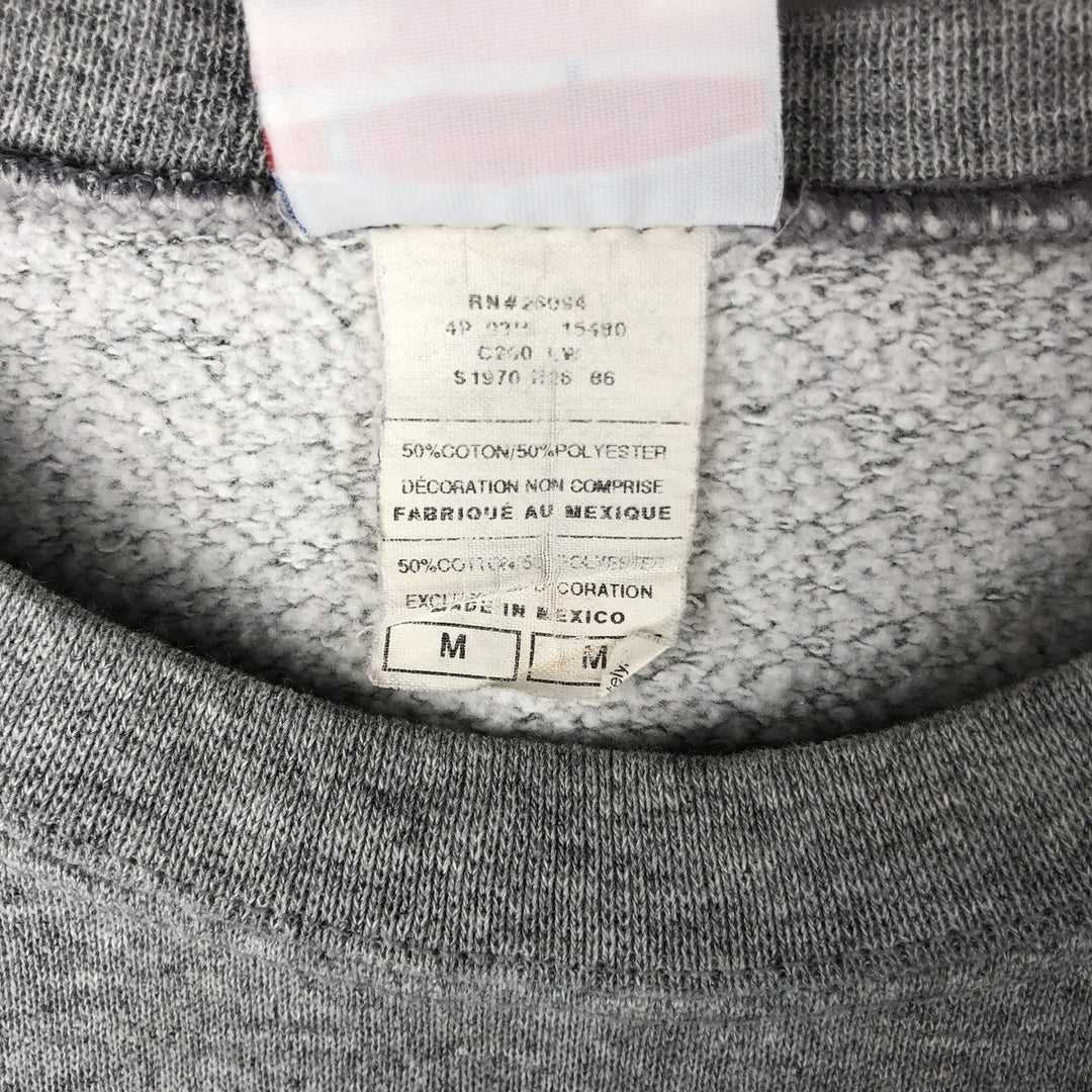 2000'S Champion Authentic Athletic Apparel College Sweatshirt, Men's Size Medium cotton gray type Vintage Second Hand