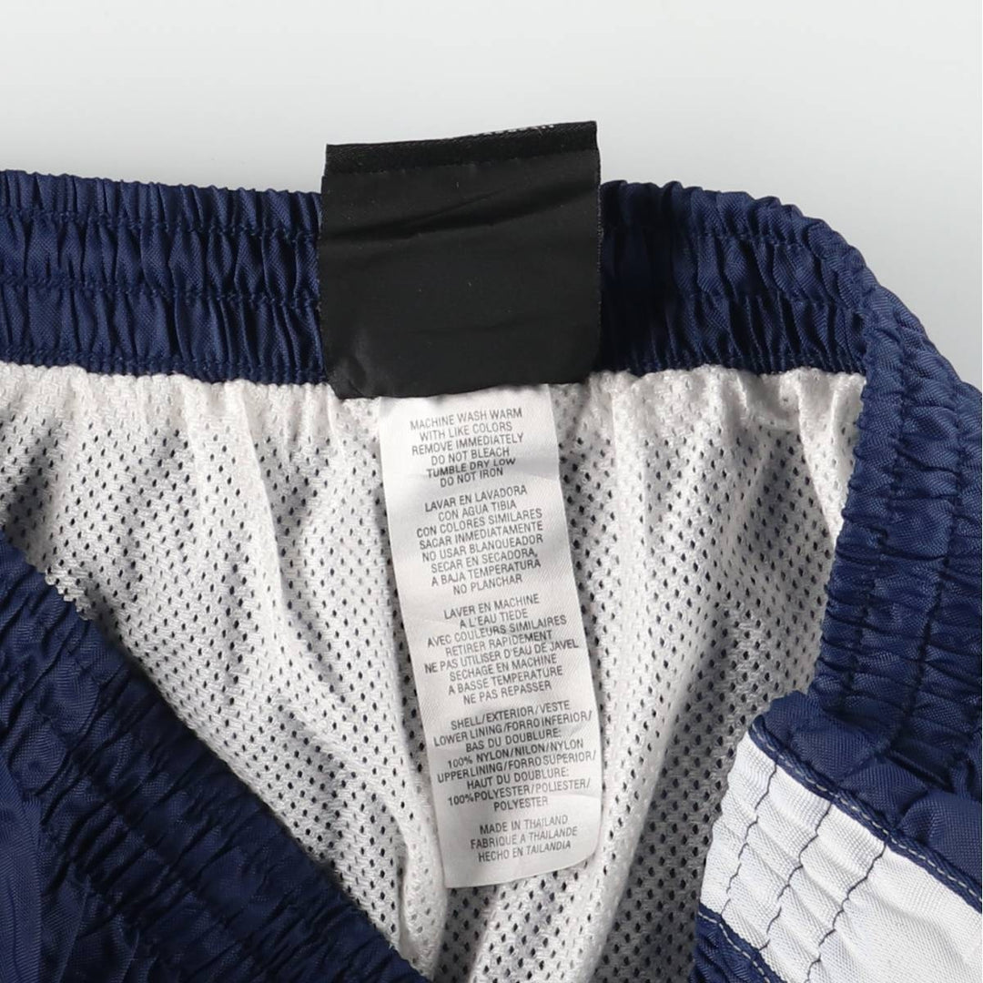 00'S Adidas nylon pants, rustling pants, men's size L Nylon navy blue type Vintage Second Hand