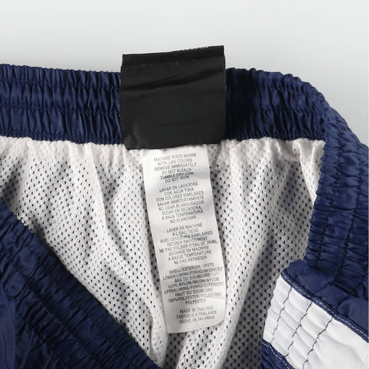 00'S Adidas nylon pants, rustling pants, men's size L Nylon navy blue type Vintage Second Hand