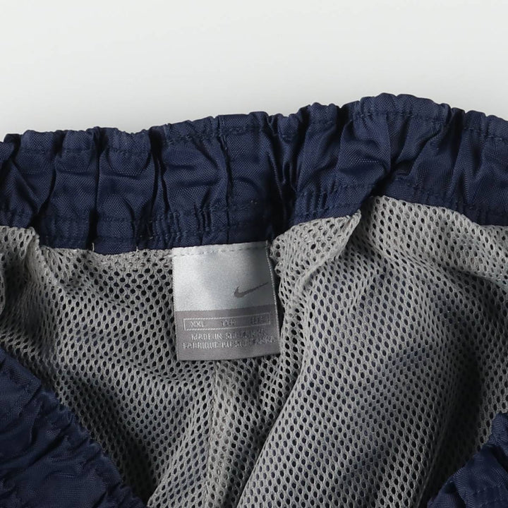 00'S Nike Nylon Pants, Shaka Shaka Pants, Men's XXL Nylon navy blue type Vintage Second Hand