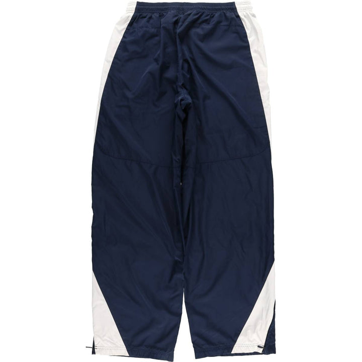 00'S Nike Warm-up Pants, Nylon Pants, Rustling Pants, Men's Size L polyester navy blue type Vintage Second Hand