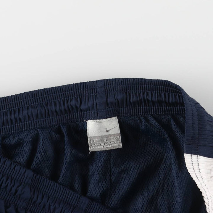 00'S Nike Warm-up Pants, Nylon Pants, Rustling Pants, Men's Size L polyester navy blue type Vintage Second Hand