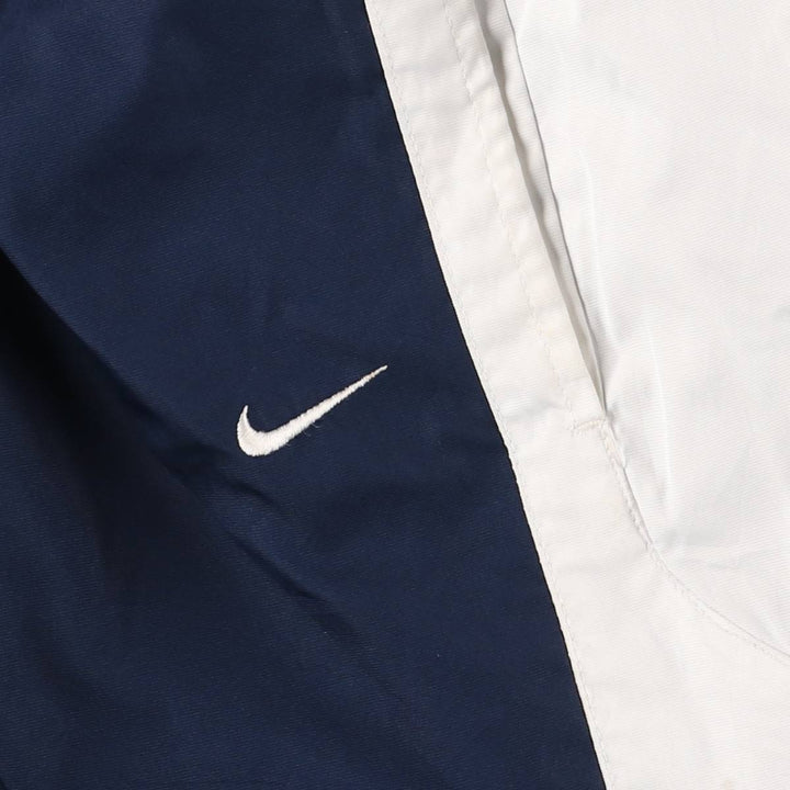 00'S Nike Warm-up Pants, Nylon Pants, Rustling Pants, Men's Size L polyester navy blue type Vintage Second Hand
