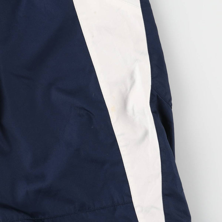 00'S Nike Warm-up Pants, Nylon Pants, Rustling Pants, Men's Size L polyester navy blue type Vintage Second Hand
