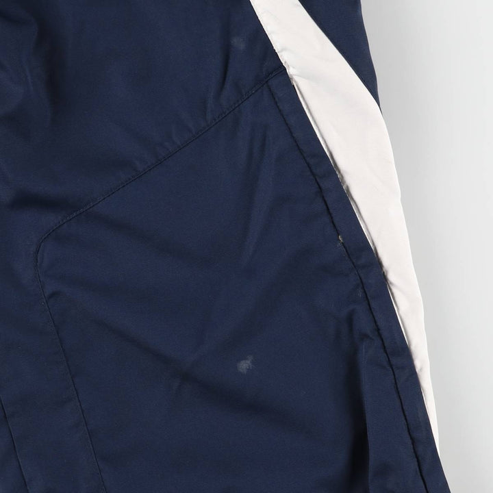 00'S Nike Warm-up Pants, Nylon Pants, Rustling Pants, Men's Size L polyester navy blue type Vintage Second Hand