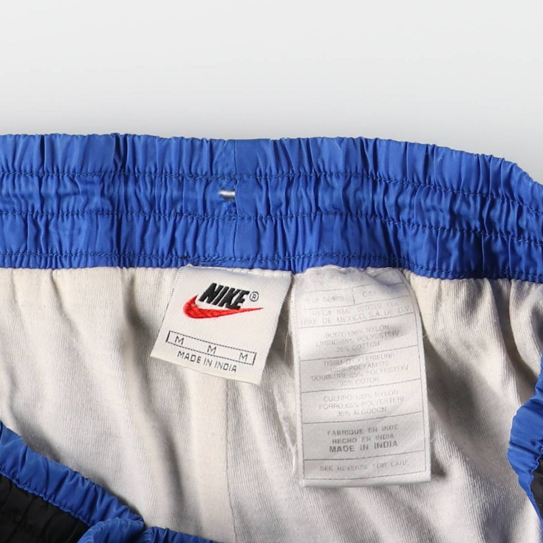 90'S Nike Nylon Pants, Shaka Shaka Pants, Men's M Size, Vintage Nylon black type Vintage Second Hand