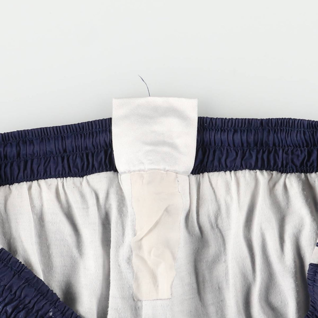 90'S Adidas nylon pants, rustling pants, men's size L, vintage unclear blue type Vintage Second Hand