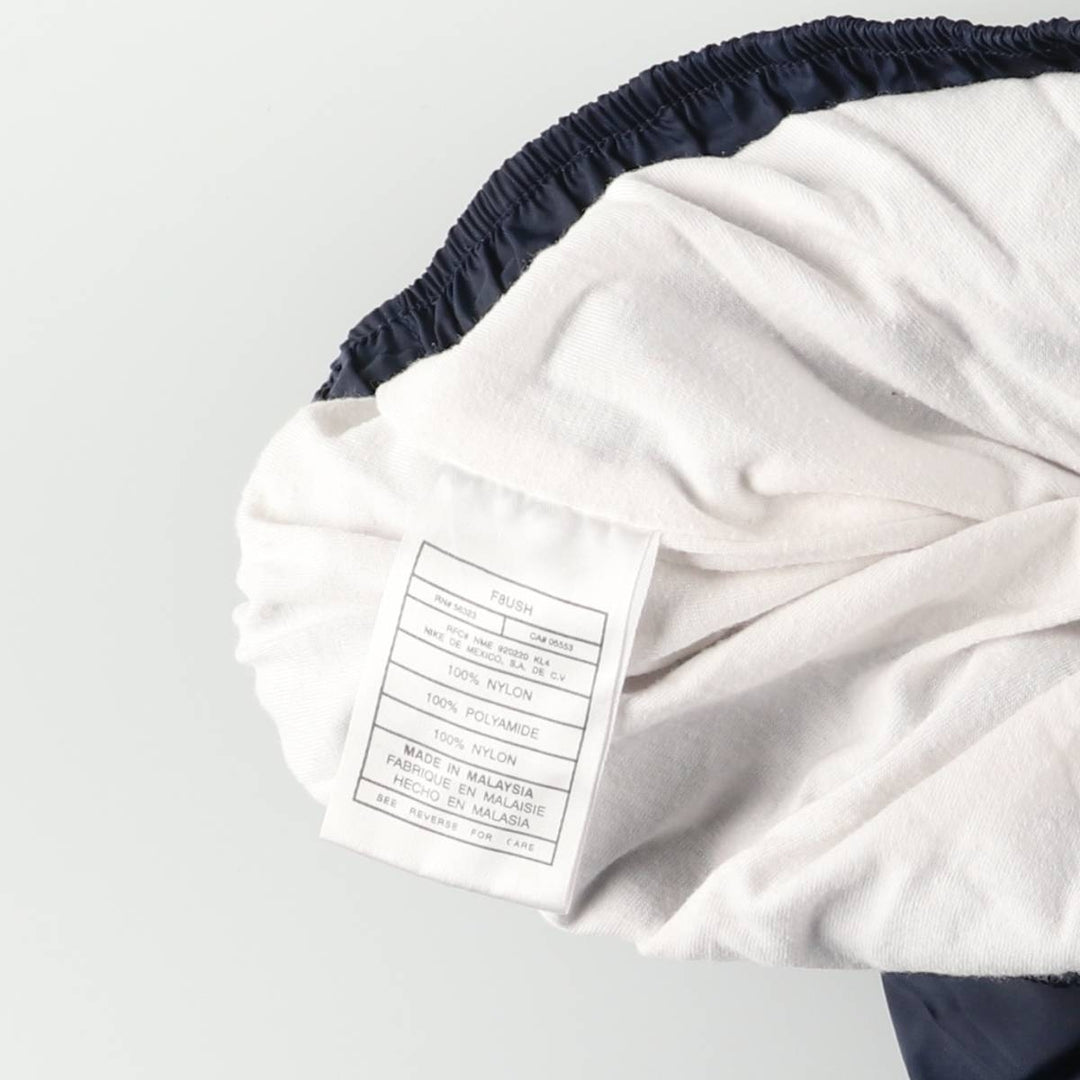 90'S Nike Nylon Pants, Shaka Shaka Pants, Men's XL Size, Vintage Nylon navy blue type Vintage Second Hand