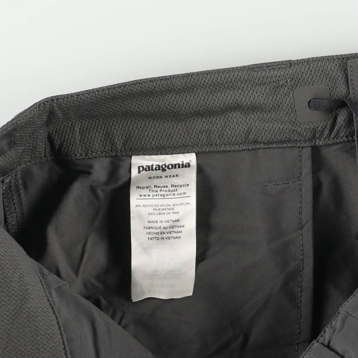 Patagonia Quandary Pants Shorts 55176FA19 Nylon Shaka Shaka Pants Men's Size W34 others gray type Vintage Second Hand