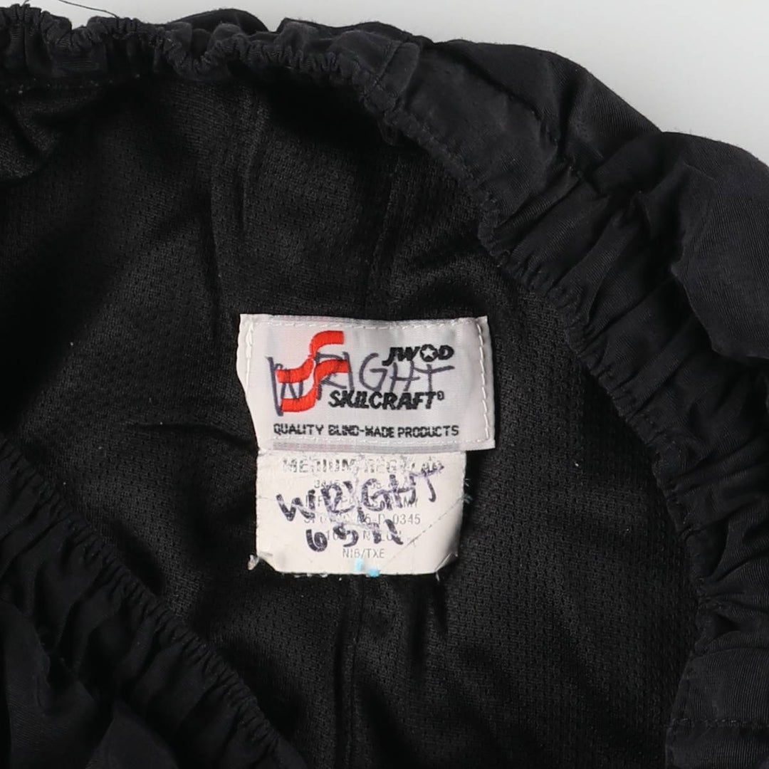 Genuine US Military IPFU Training Pants, Nylon, Shaka Shaka Pants, Made in USA, Medium Nylon black type Vintage Second Hand