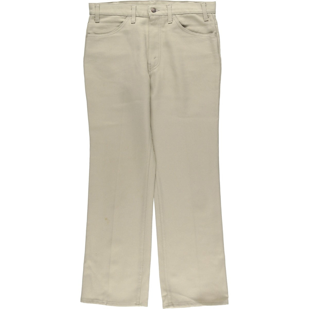 Vintage 1990'S Levi's STA-PREST flared pants (10517-6122), made in the USA, size W34. unclear Beige type Vintage Second Hand