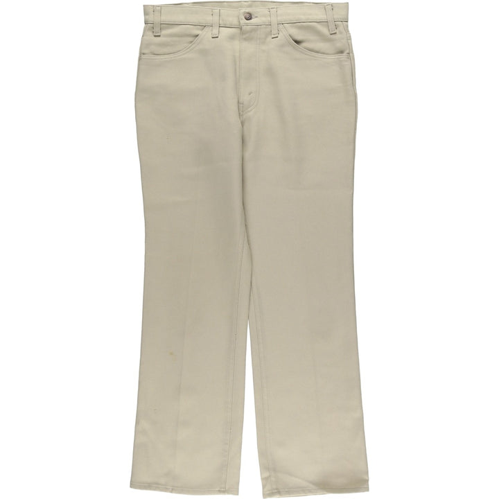 Vintage 1990'S Levi's STA-PREST flared pants (10517-6122), made in the USA, size W34. unclear Beige type Vintage Second Hand