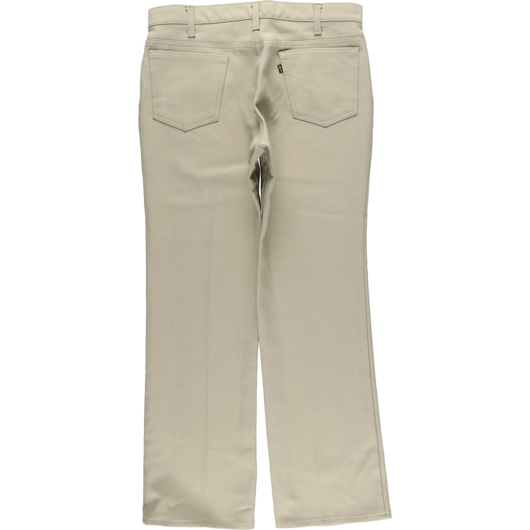 Vintage 1990'S Levi's STA-PREST flared pants (10517-6122), made in the USA, size W34. unclear Beige type Vintage Second Hand