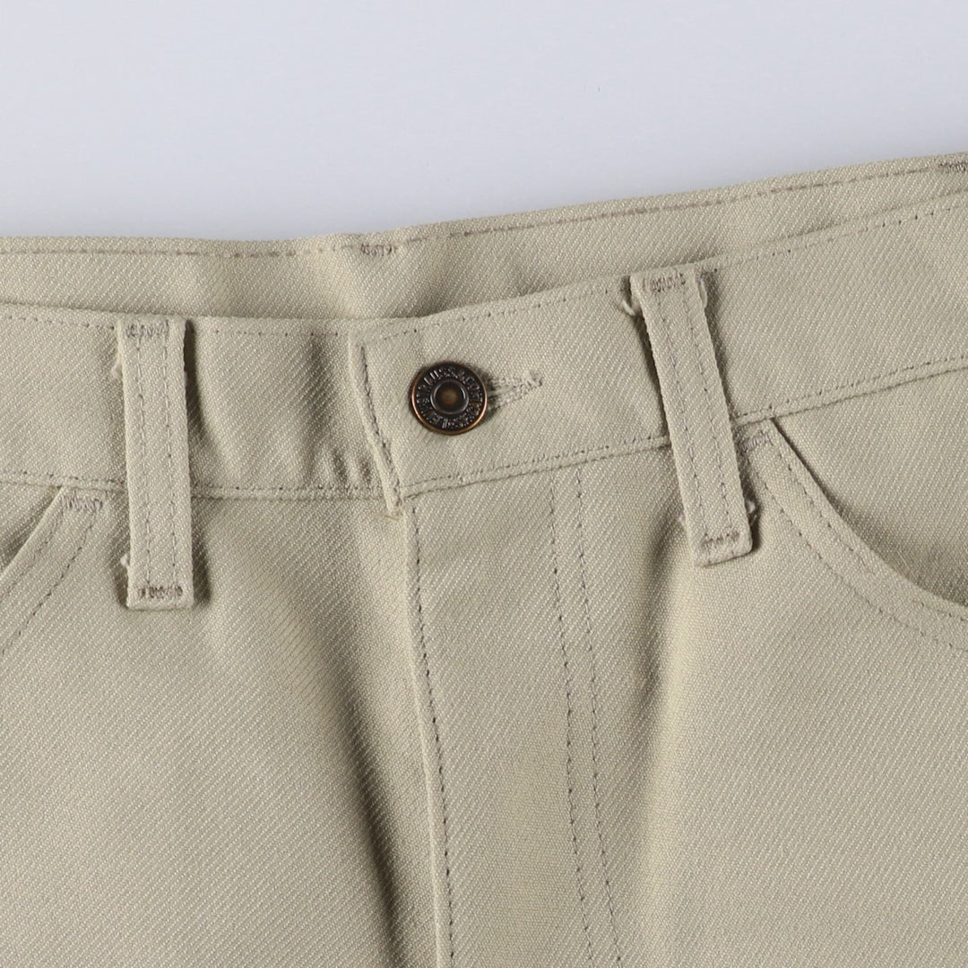 Vintage 1990'S Levi's STA-PREST flared pants (10517-6122), made in the USA, size W34. unclear Beige type Vintage Second Hand