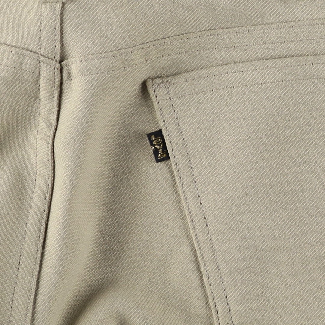 Vintage 1990'S Levi's STA-PREST flared pants (10517-6122), made in the USA, size W34. unclear Beige type Vintage Second Hand