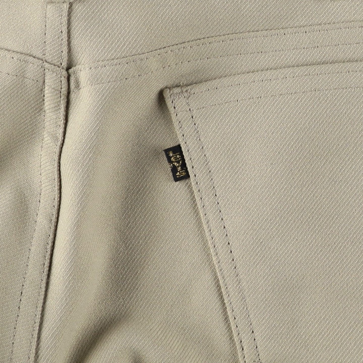 Vintage 1990'S Levi's STA-PREST flared pants (10517-6122), made in the USA, size W34. unclear Beige type Vintage Second Hand