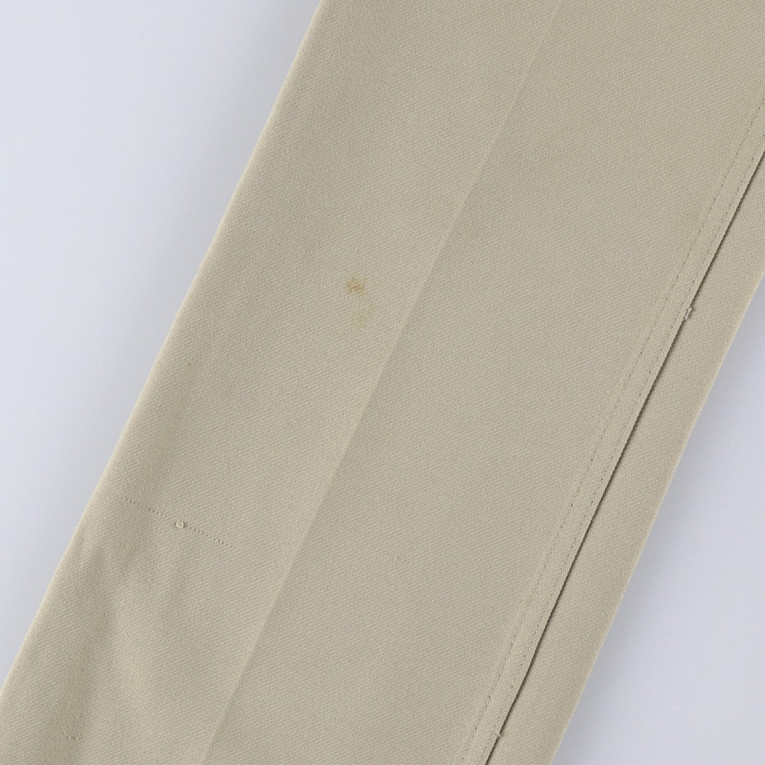 Vintage 1990'S Levi's STA-PREST flared pants (10517-6122), made in the USA, size W34. unclear Beige type Vintage Second Hand