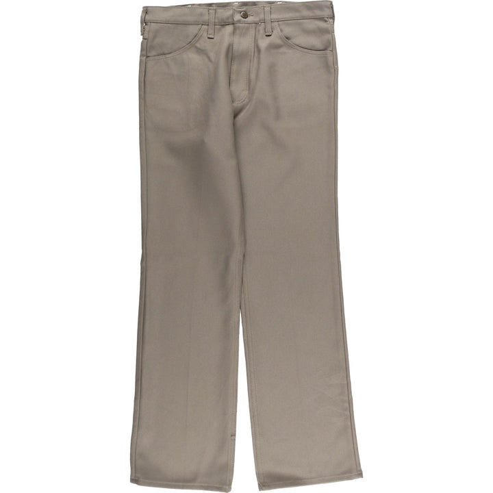 80s-90'S Wrangler Dress Jeans, Slacks, Made in USA, Men's, W33 equivalent, Vintage polyester gray type Vintage Second Hand