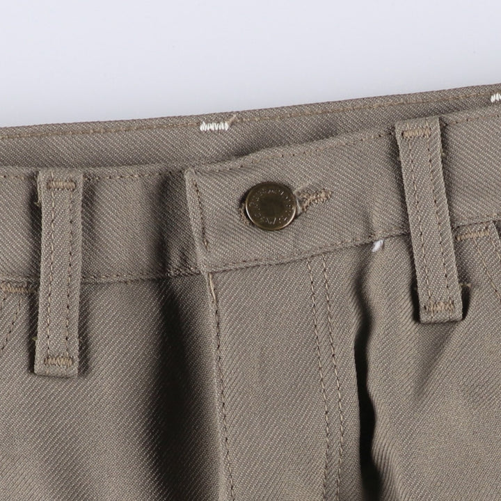 80s-90'S Wrangler Dress Jeans, Slacks, Made in USA, Men's, W33 equivalent, Vintage polyester gray type Vintage Second Hand