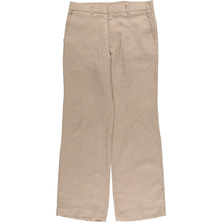 Vintage 1980'S Levi's Action Slacks Sta-Press flare pants, men's size W32. unclear Beige type Vintage Second Hand