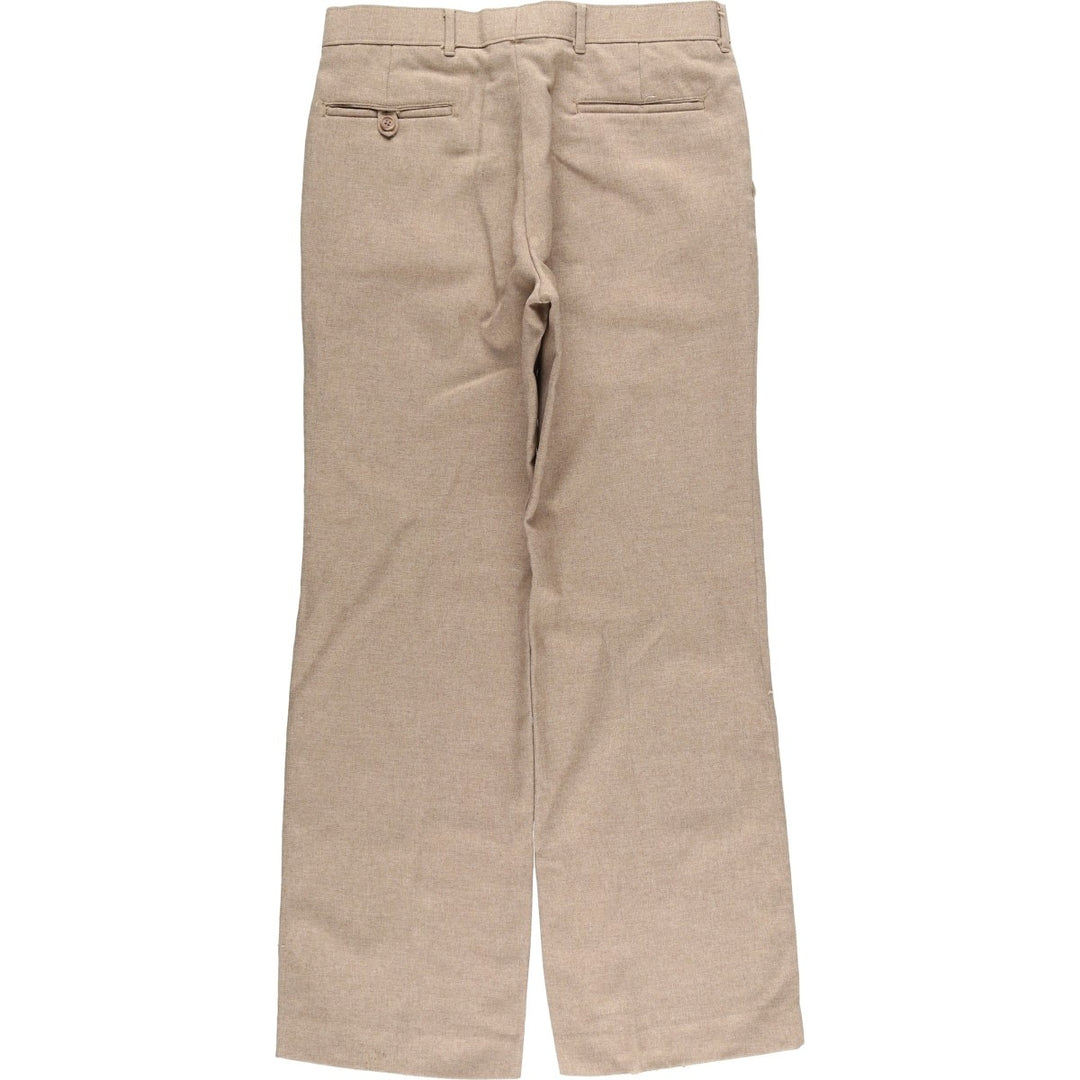 Vintage 1980'S Levi's Action Slacks Sta-Press flare pants, men's size W32. unclear Beige type Vintage Second Hand