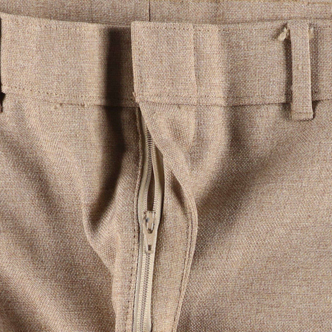 Vintage 1980'S Levi's Action Slacks Sta-Press flare pants, men's size W32. unclear Beige type Vintage Second Hand