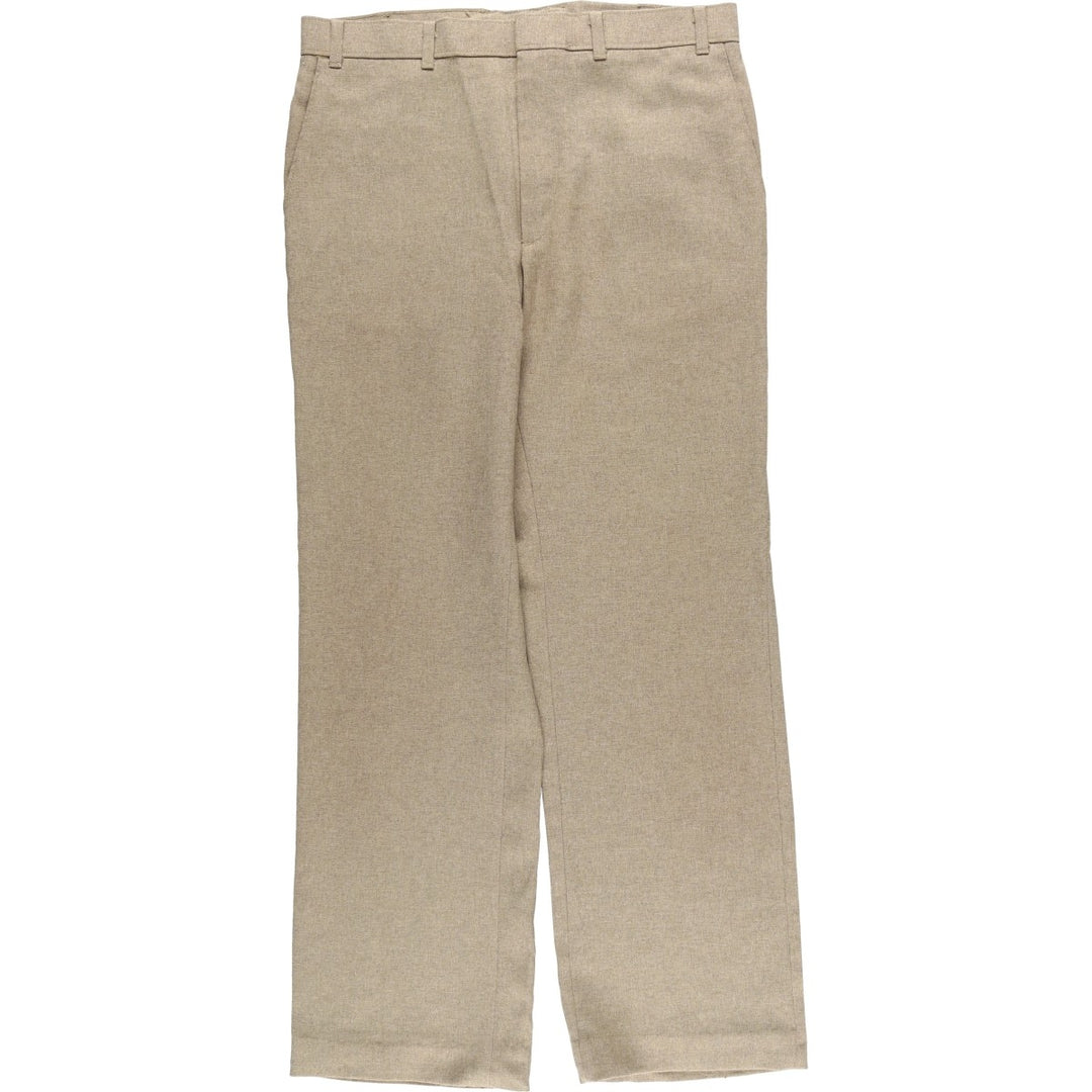 Vintage 80s-90'S Levi's Action Slacks Sta-Press Flare Pants, Men's, Size 35 unclear Beige type Vintage Second Hand