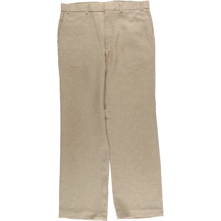 Vintage 80s-90'S Levi's Action Slacks Sta-Press Flare Pants, Men's, Size 35 unclear Beige type Vintage Second Hand