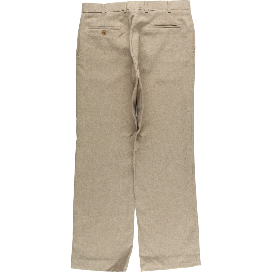 Vintage 80s-90'S Levi's Action Slacks Sta-Press Flare Pants, Men's, Size 35 unclear Beige type Vintage Second Hand