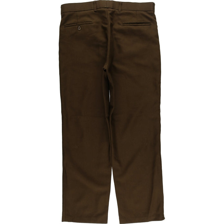 Vintage 1980'S Levi's Action Slacks Sta-Press flare pants, men's size 34. unclear brown type Vintage Second Hand