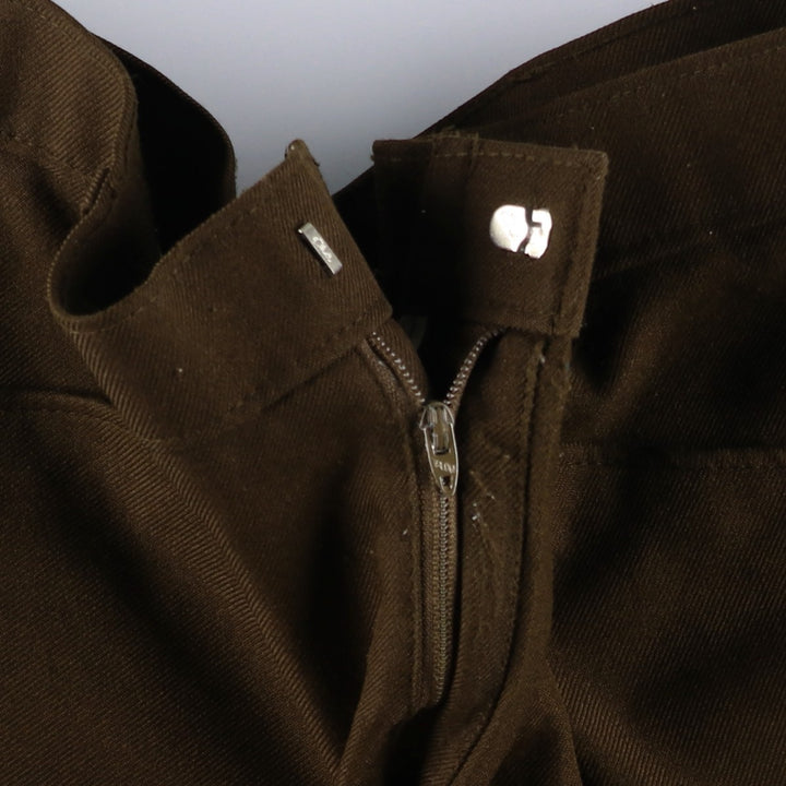 Vintage 1980'S Levi's Action Slacks Sta-Press flare pants, men's size 34. unclear brown type Vintage Second Hand