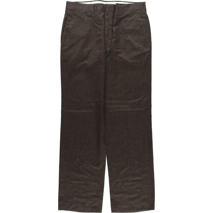 Vintage 70s-80'S Haggar Imperial Premium Edition wool pants and slacks, made in the USA, men's size W33. wool brown type Vintage Second Hand