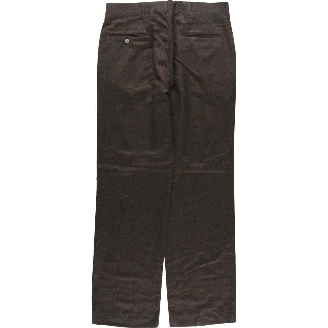 Vintage 70s-80'S Haggar Imperial Premium Edition wool pants and slacks, made in the USA, men's size W33. wool brown type Vintage Second Hand