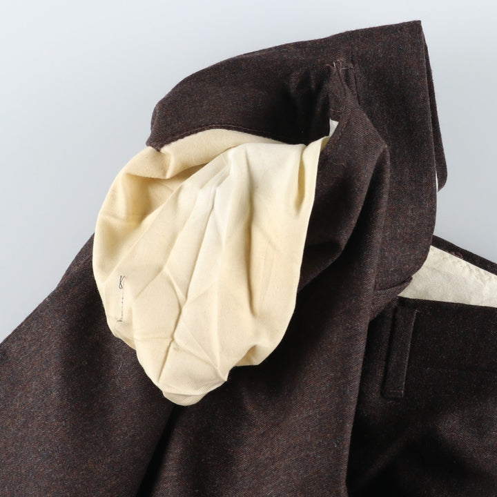 Vintage 70s-80'S Haggar Imperial Premium Edition wool pants and slacks, made in the USA, men's size W33. wool brown type Vintage Second Hand