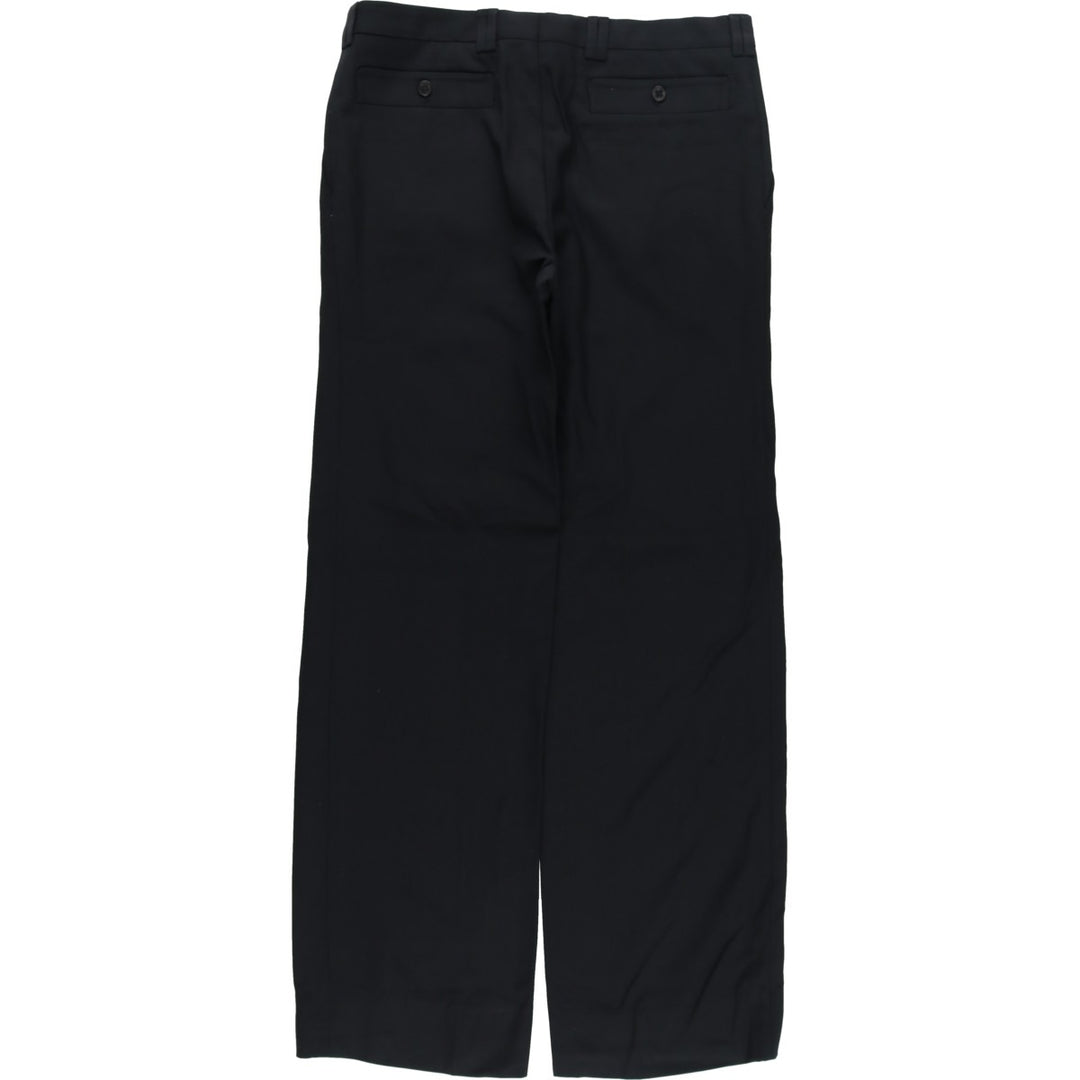 80s-90'S ZANELLA wool pants, made in Italy, men's size W33 wool black type Vintage Second Hand
