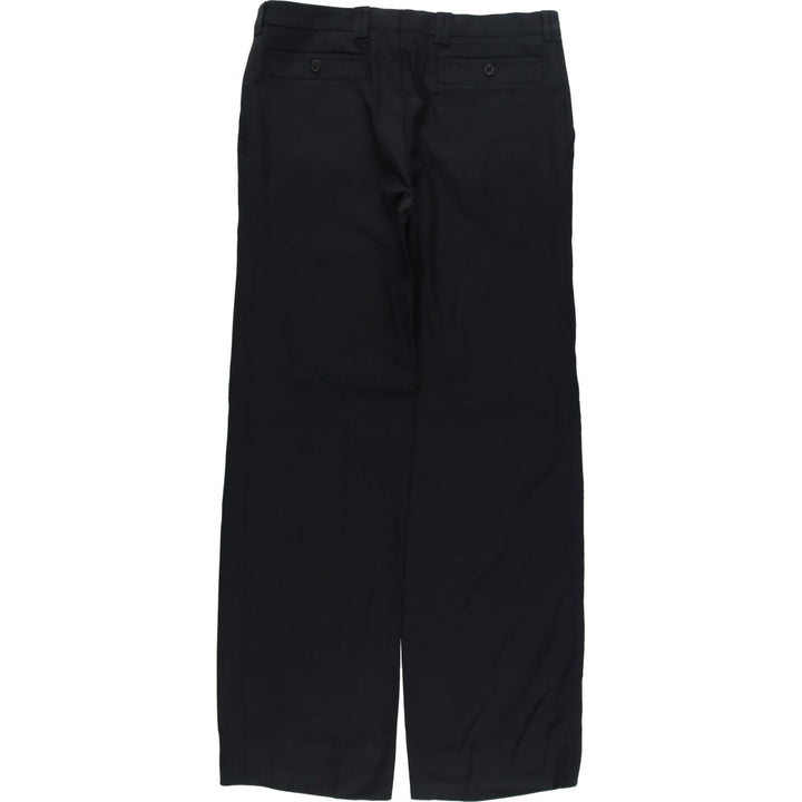 80s-90'S ZANELLA wool pants, made in Italy, men's size W33 wool black type Vintage Second Hand
