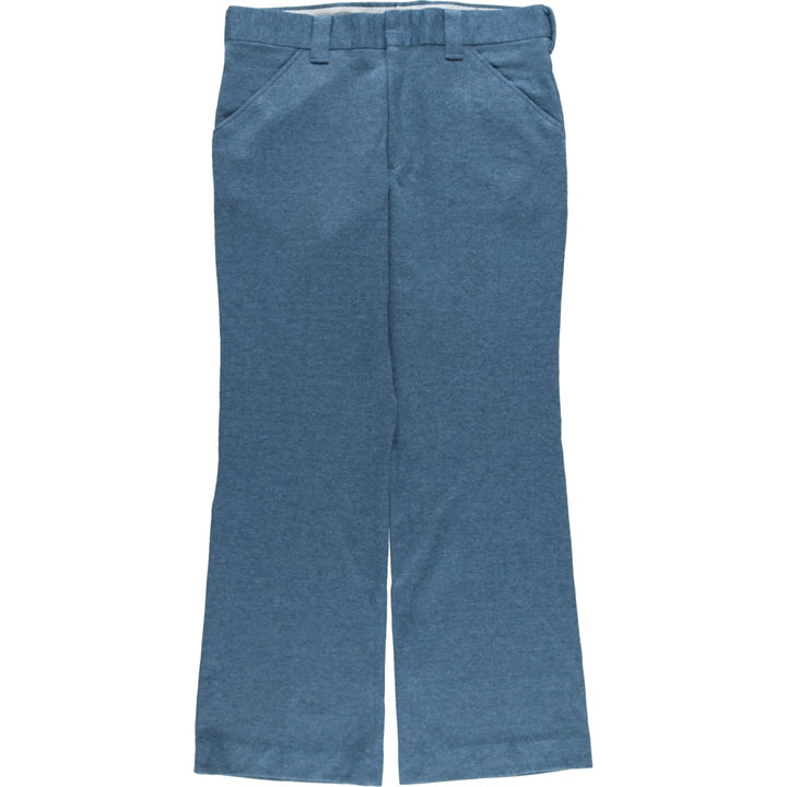 Vintage Levi's PANATELA slacks from the 1970'S and 1980s, men's size W34. unclear blue type Vintage Second Hand