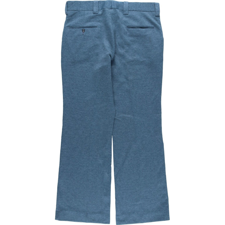 Vintage Levi's PANATELA slacks from the 1970'S and 1980s, men's size W34. unclear blue type Vintage Second Hand