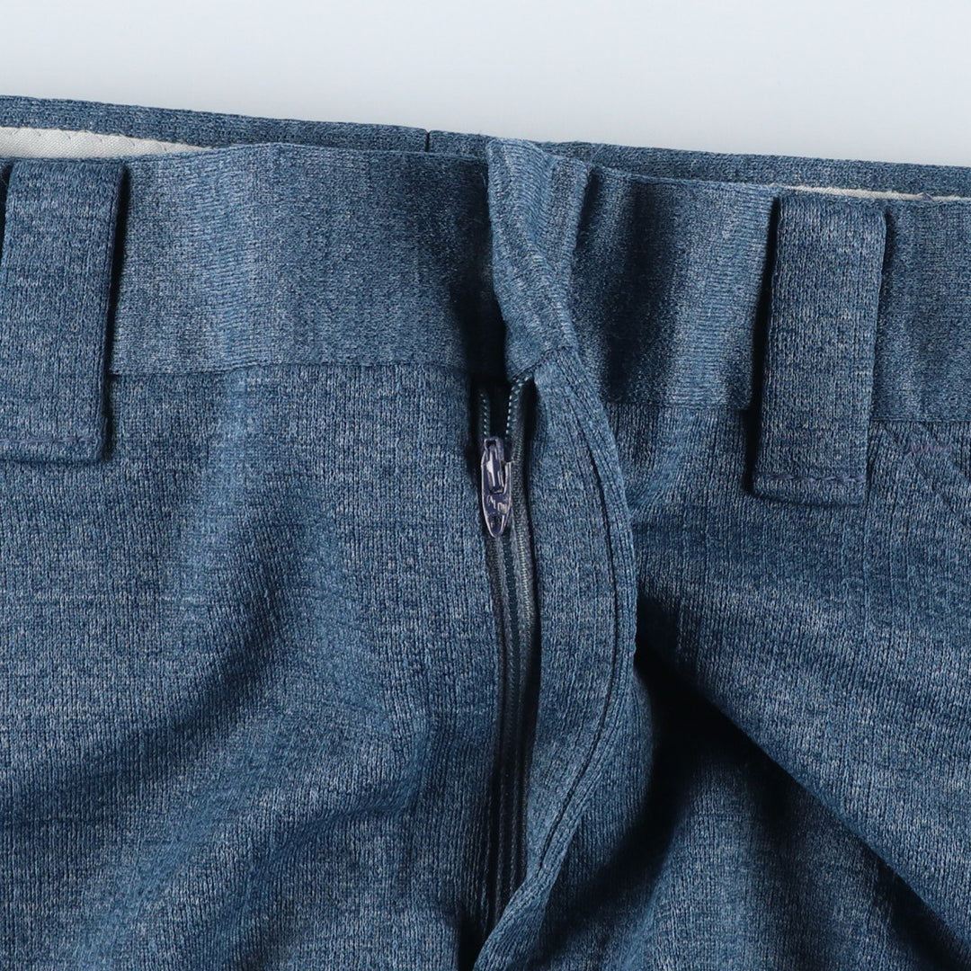 Vintage Levi's PANATELA slacks from the 1970'S and 1980s, men's size W34. unclear blue type Vintage Second Hand