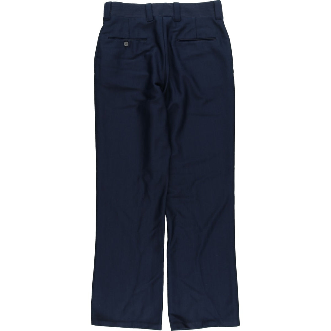 Vintage 70s-80'S Men's Slacks, Size W30 unclear navy blue type Vintage Second Hand