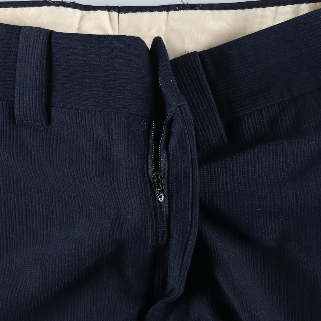 Vintage 70s-80'S Men's Slacks, Size W30 unclear navy blue type Vintage Second Hand