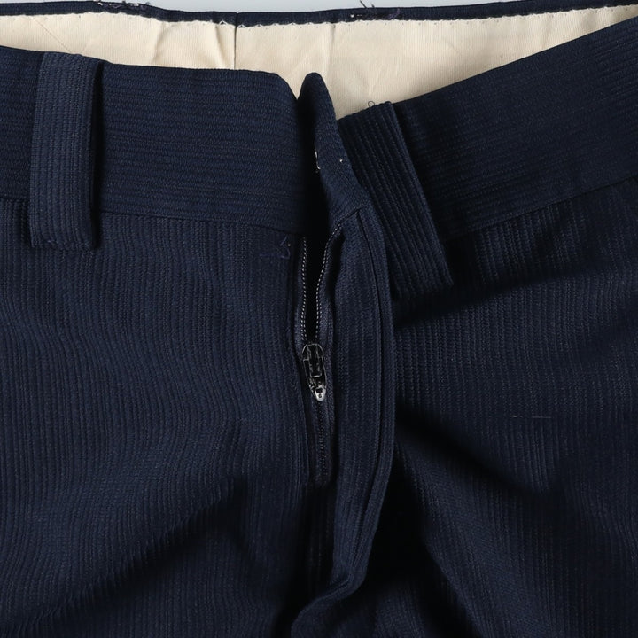 Vintage 70s-80'S Men's Slacks, Size W30 unclear navy blue type Vintage Second Hand