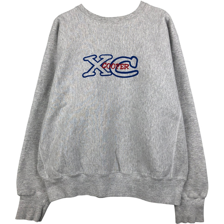EAGLE Print Sweatshirt, Made in USA, Men's Size L cotton gray type Vintage Second Hand